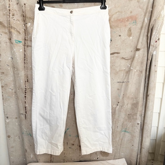 Eileen Fisher Organic Cotton Denim Tapered Pant - Picture 4 of 7